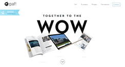 Desktop Screenshot of pafdesign.be